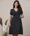 Polka Dots Bustier Gathered Dress